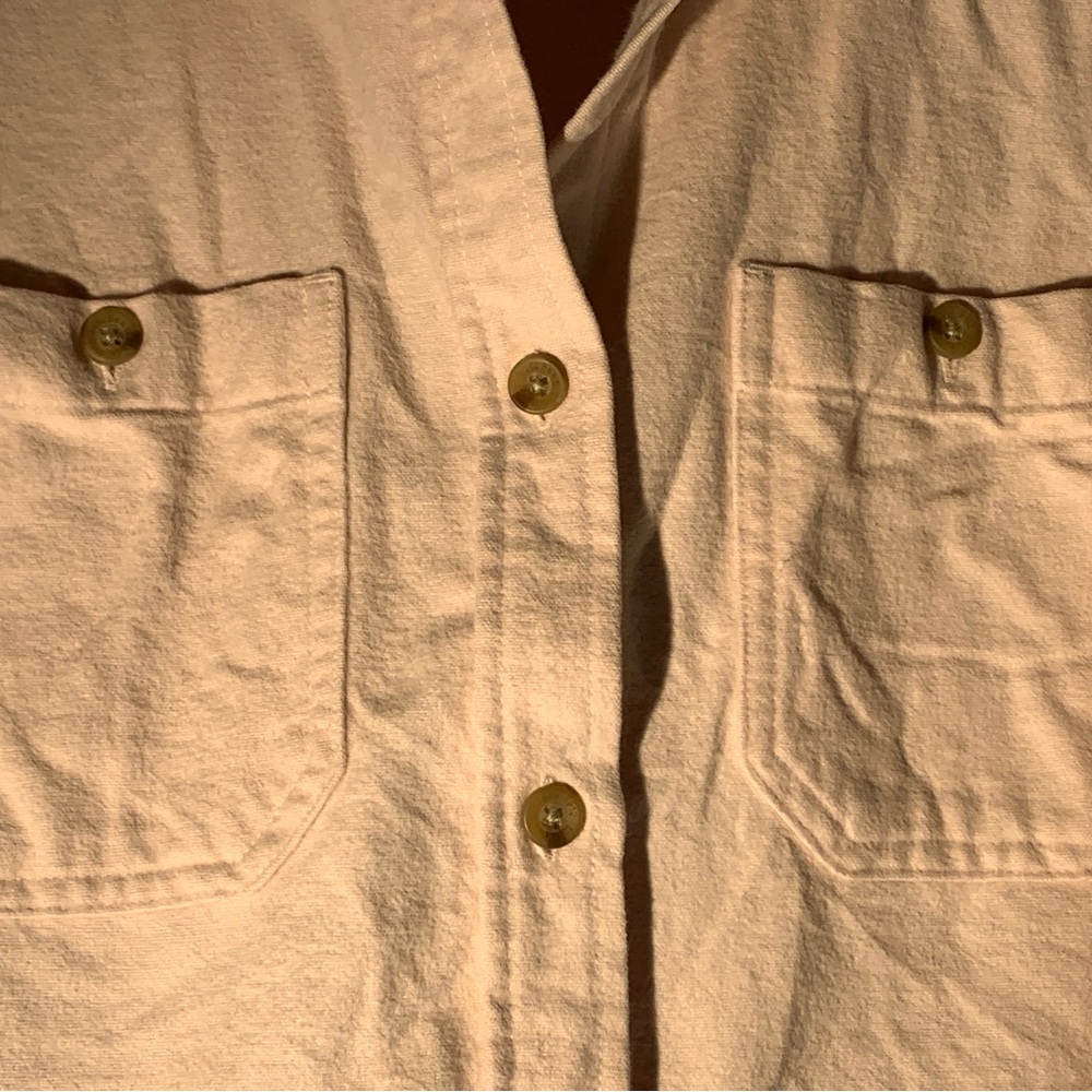 L.L. Bean Light Pink Chamois Shirt - Picture 4 of 7